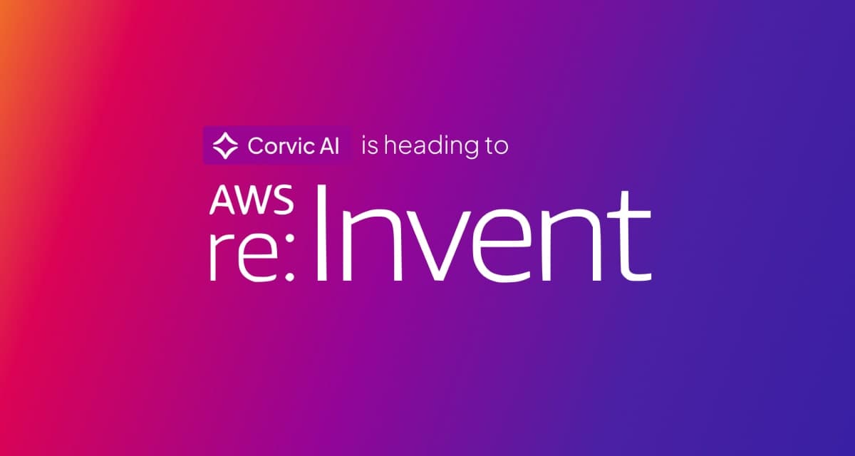 Corvic is heading to AWS re:Invent 2025